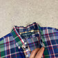 Ralph Lauren Check Shirt Medium Blue Custom Fit