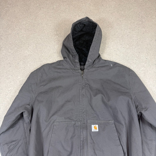 Carhartt Active Jacket XL Loose Fit Grey Colourway Hooded
