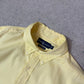 Ralph Lauren Shirt 2XL Yellow Embroidered Blue Logo Classic Fit 18” Neck