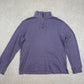 Polo Ralph 1/4 Zip Jumper Medium Purple