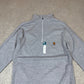 Carhartt 1/4 Zip Jumper S / M Grey Lightweight Long Sleeve