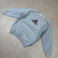 Adidas Sweatshirt Small Y2K Adidas Spellout Grey Colourway