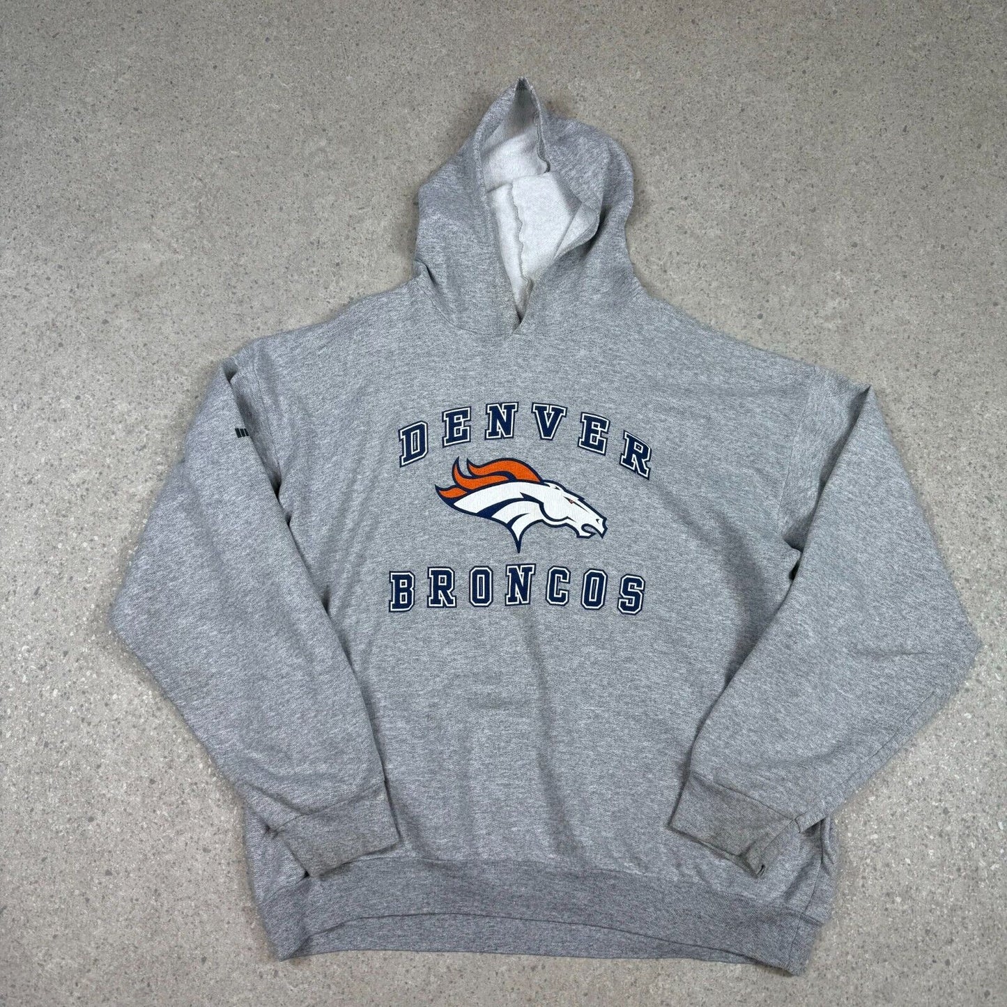 Denver Broncos NFL Hoodie XL Grey Hooded