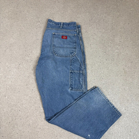 Dickies Carpenter Jeans 40x32 Light Denim Baggy Fit