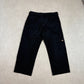 Dickies Skate Pants 38x28 Black Double Knees Wide Leg Trousers
