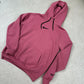 Nike Centre Swoosh Hoodie Medium Pink Colourway Heavyweight Vintage