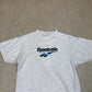 Reebok T Shirt XS Grey Colourway Spellout Y2K