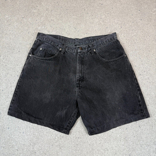 Wrangler Black Jorts 34w Baggy Fit