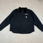 Carhartt Detroit Style Jacket 2XL Corduroy Collar Heavyweight Embroidered Logo
