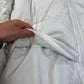 Nike Puffer Jacket Small Cream Y2K Silver Tag