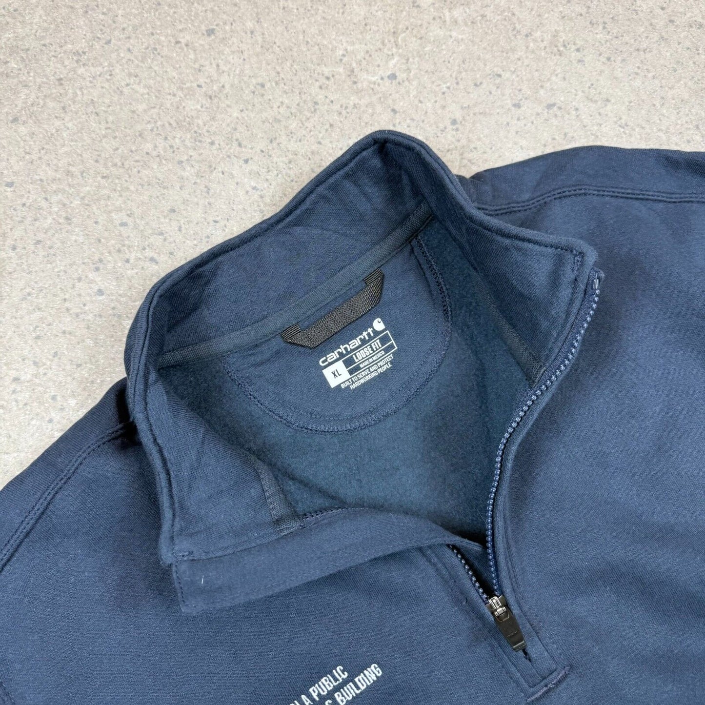 Carhartt 1/4 Zip XL Blue