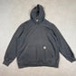 Carhartt Hoodie XL Rain Defender Charcoal Grey