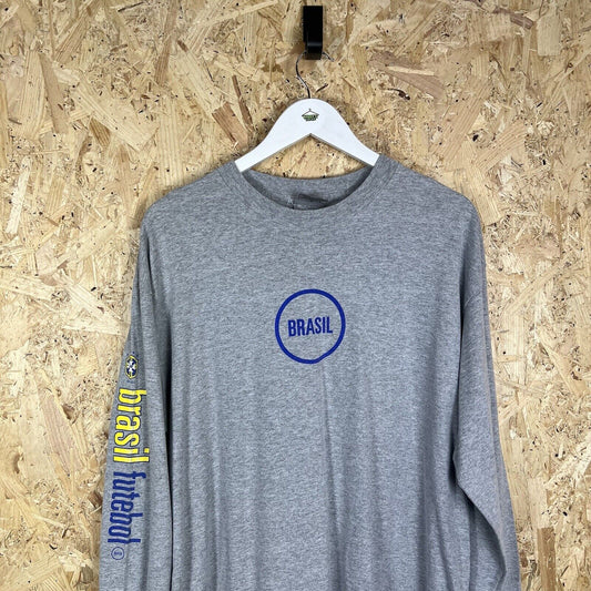 Nike Brazil Long Sleep T-shirt Y2K Retro Men’s Large