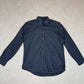 Ralph Lauren Shirt Medium Navy Green Check Button Button Down