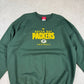 Green Bay Packers Football NFL Sweater Large Heavy Weight Sweatshirt