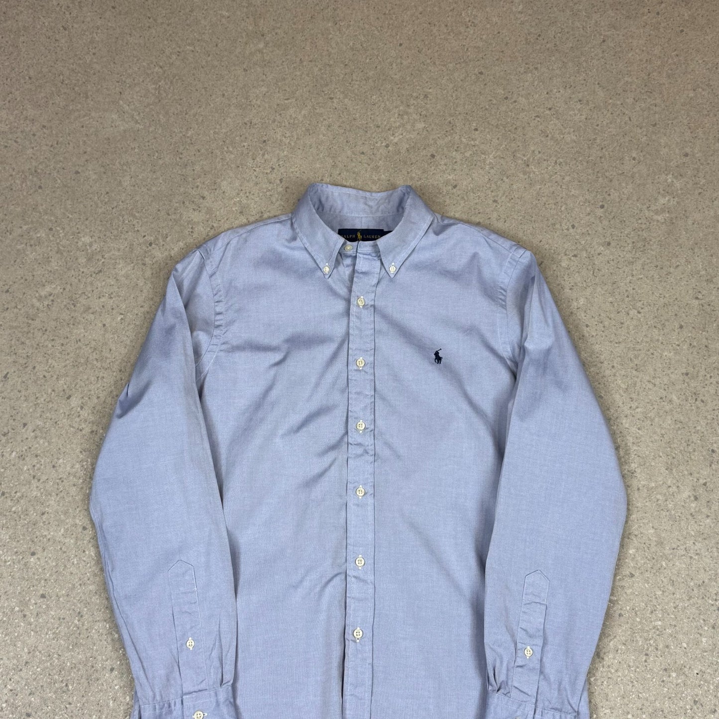Ralph Lauren Shirt Medium Blue Colourway Embroidered Logo Long Sleeve