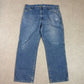 Dickies Carpenter Jeans 40x32 Light Denim Baggy Fit