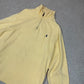 Ralph Lauren 1/4 Zip Jumper Large Yellow Colourway