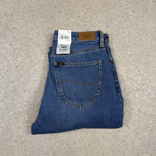 Lee Jeans 30/31 Carol Straight Leg Denim Blue