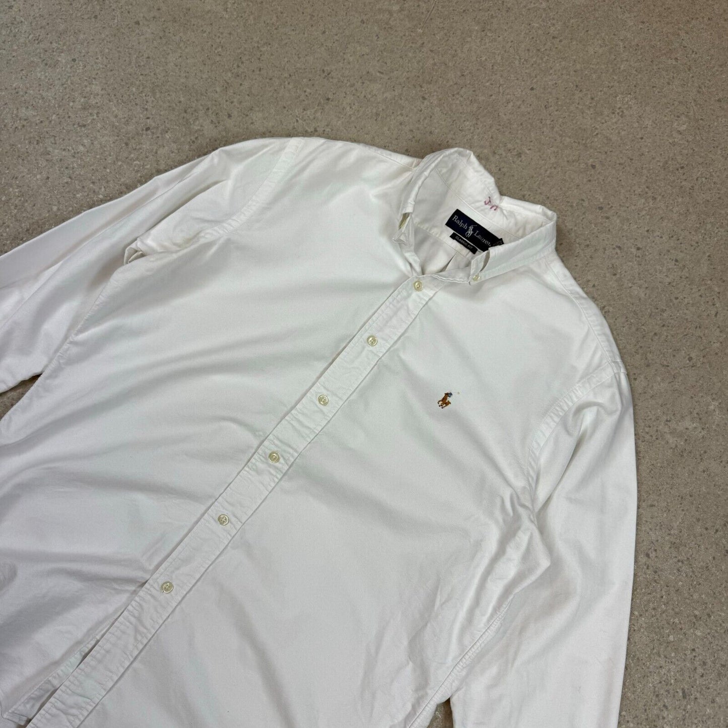 Ralph Lauren White Shirt Medium