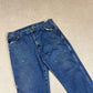 Dickies Carpenter Jeans 38x30 Dark Blue Denim Baggy Fit