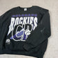 Colardo Rockies Sweater Large Black Made in USA 1993 Long Sleeve