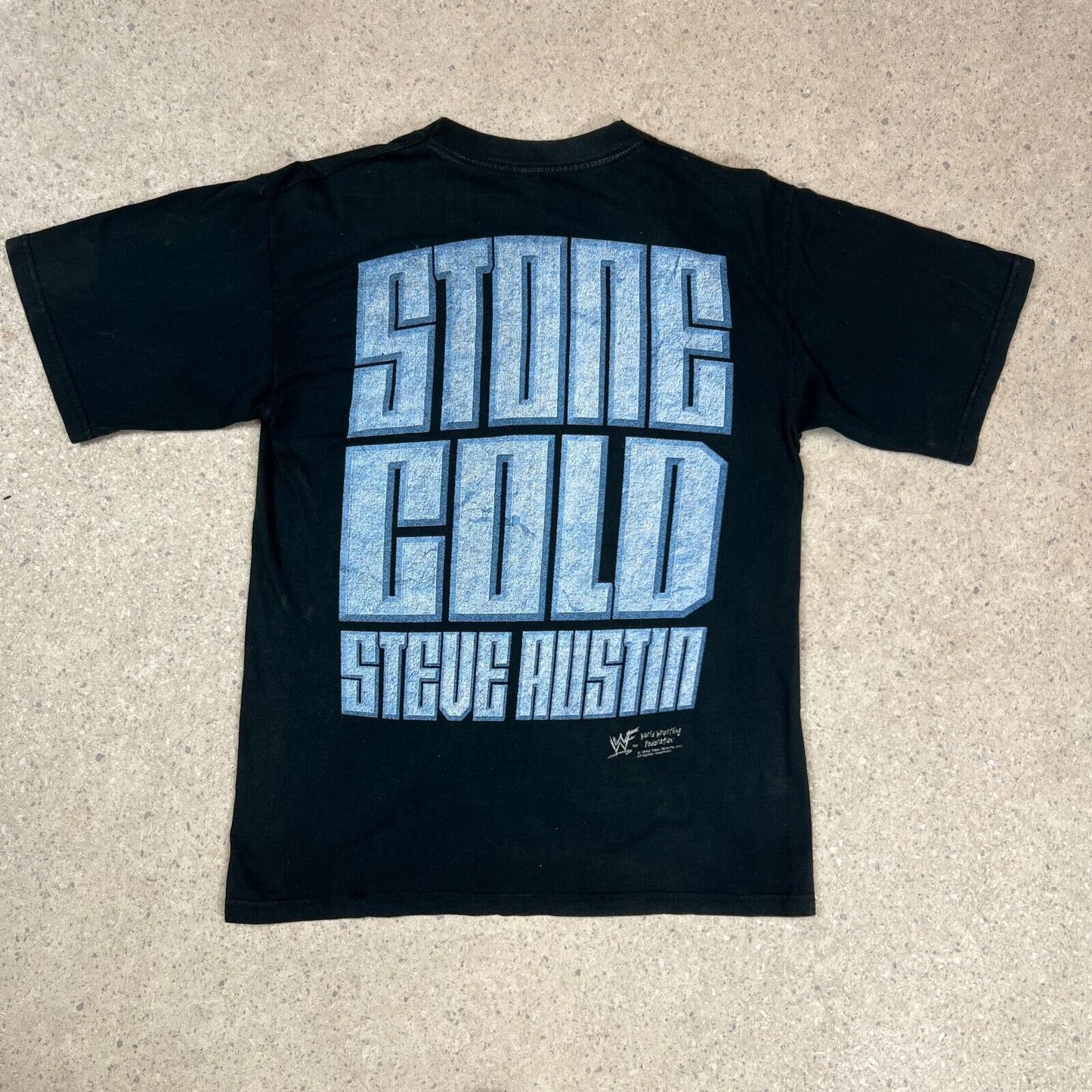 Stone Cold Steve Austin T-shirt Small Black 1998 Vintage Wrestling Top