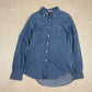 Ralph Lauren Denim Shirt Small Blue Embroidered Logo Button Down