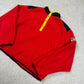 Marlboro Fleece Jacket Large Red 90s Boxy Fit