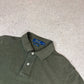 Ralph Lauren Polo Shirt Large Khaki Olive Embroidered Logo Short Sleeve