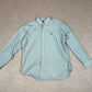Ralph Lauren Striped Shirt Large Green White Colourway Embroidered Logo 17” Neck