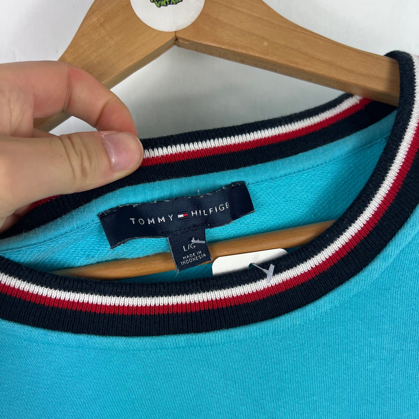 Tommy Hilfiger blue sweatshirt large