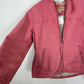 Pink workwear hooded jacket small