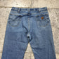Carhartt Jeans Relaxed Fit Carpenter Denim Workwear Trousers, Blue, Mens 38”
