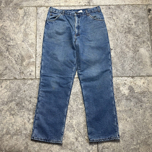 Dickies Jeans Blue Denim, Lined, Mens, 34”
