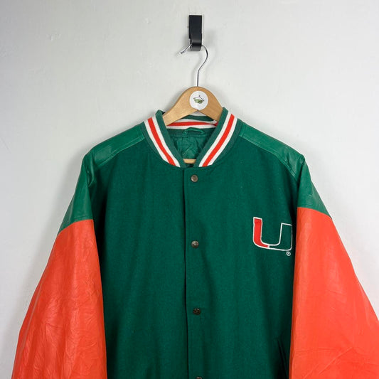 University of Miami varsity jacket XL