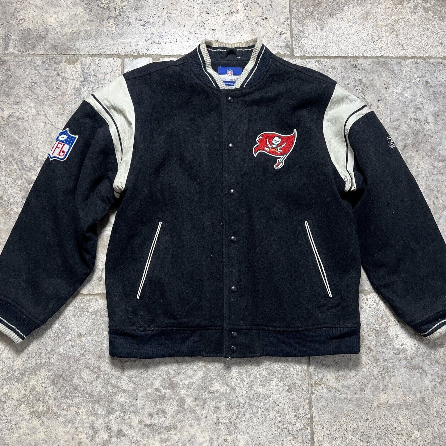 Buccaneers NFL Varsity Jacket, Retro, Mens , Large