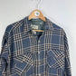 Thick cotton checked shirt XL