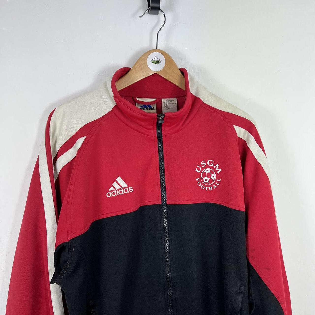 Adidas track jacket large