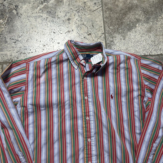 Ralph Lauren Striped Funky Shirt Men’s XL
