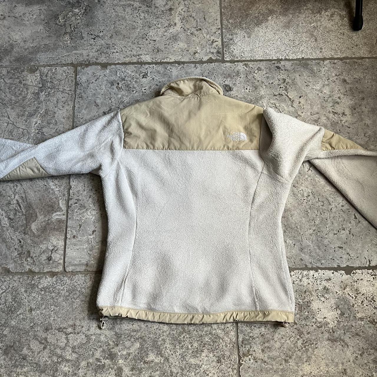 North face hot sale cream fleece