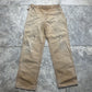 Carhartt Carpenter Workwear Trousers Cotton Tan Mens W34 L32