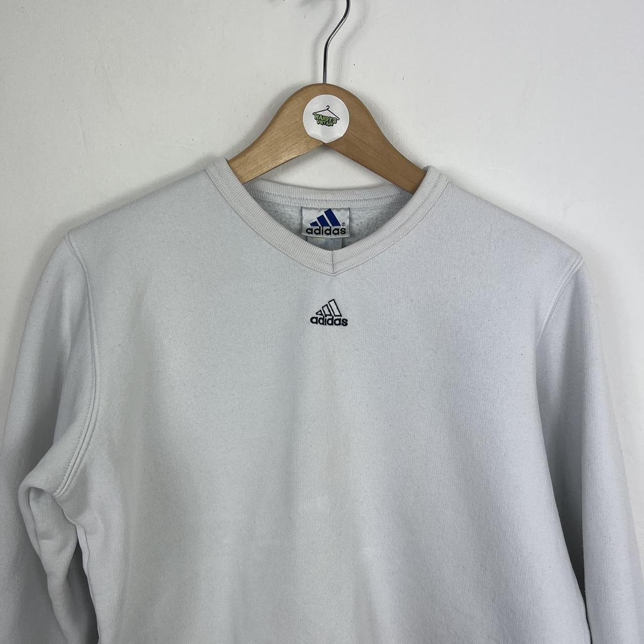 Adidas white sweatshirt small