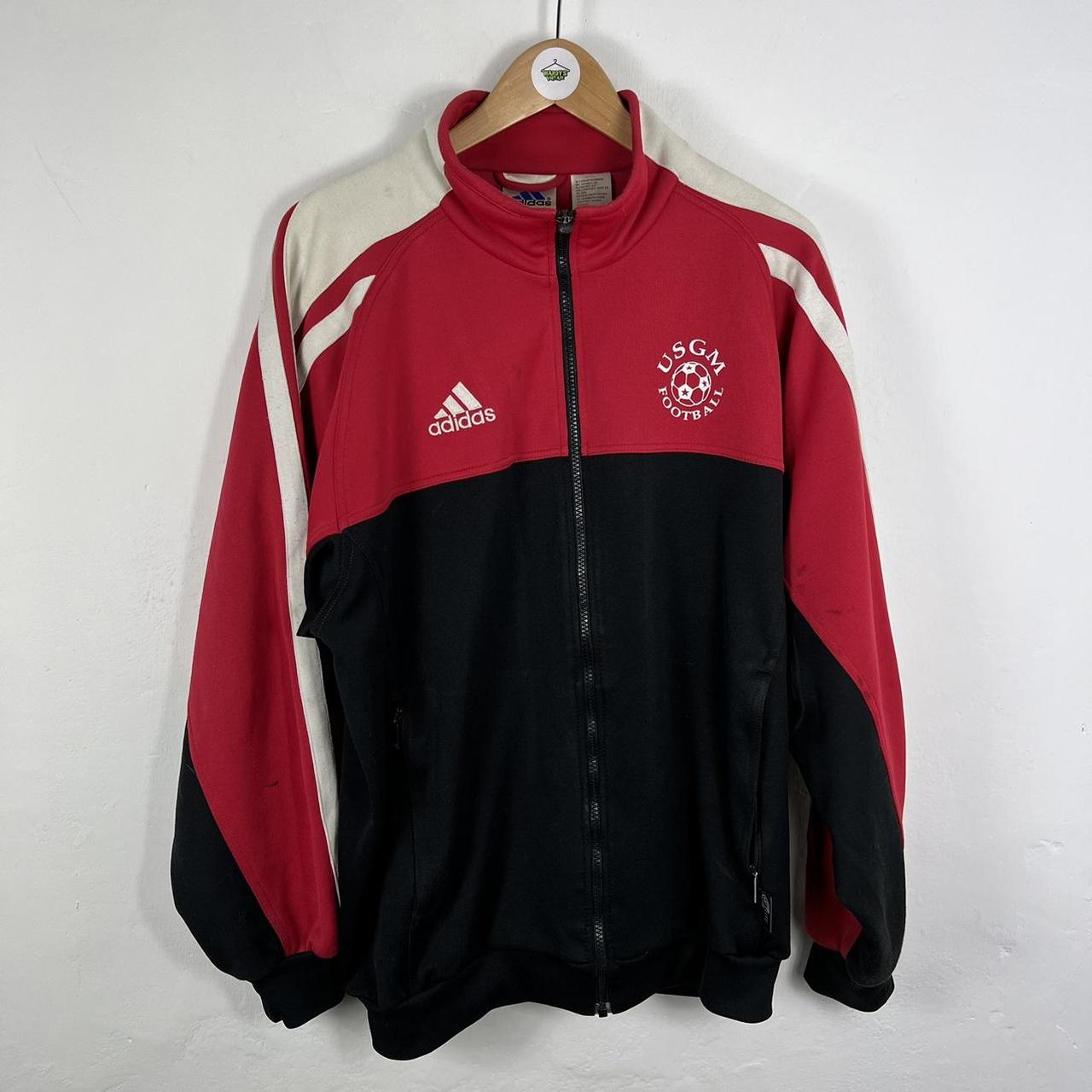 Adidas track jacket large