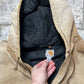 Vintage Carhartt  Active Hooded Chore Jacket, Beige 3XL