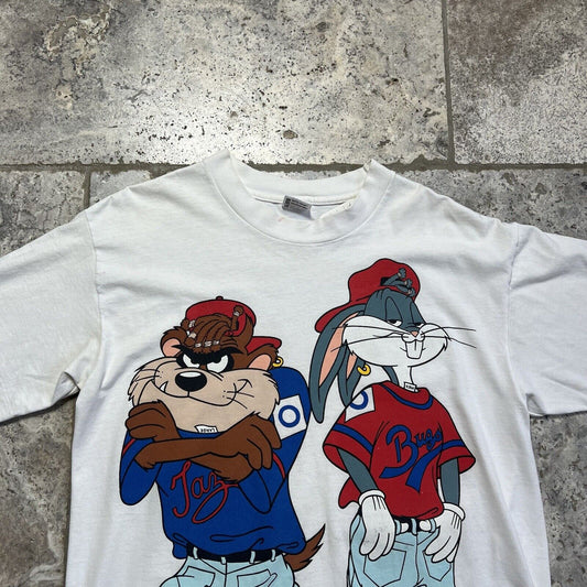 1992 Bugs Bunny And Taz T Shirt Single Stitch, Vintage, M/L