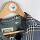 Thick cotton checked shirt XL