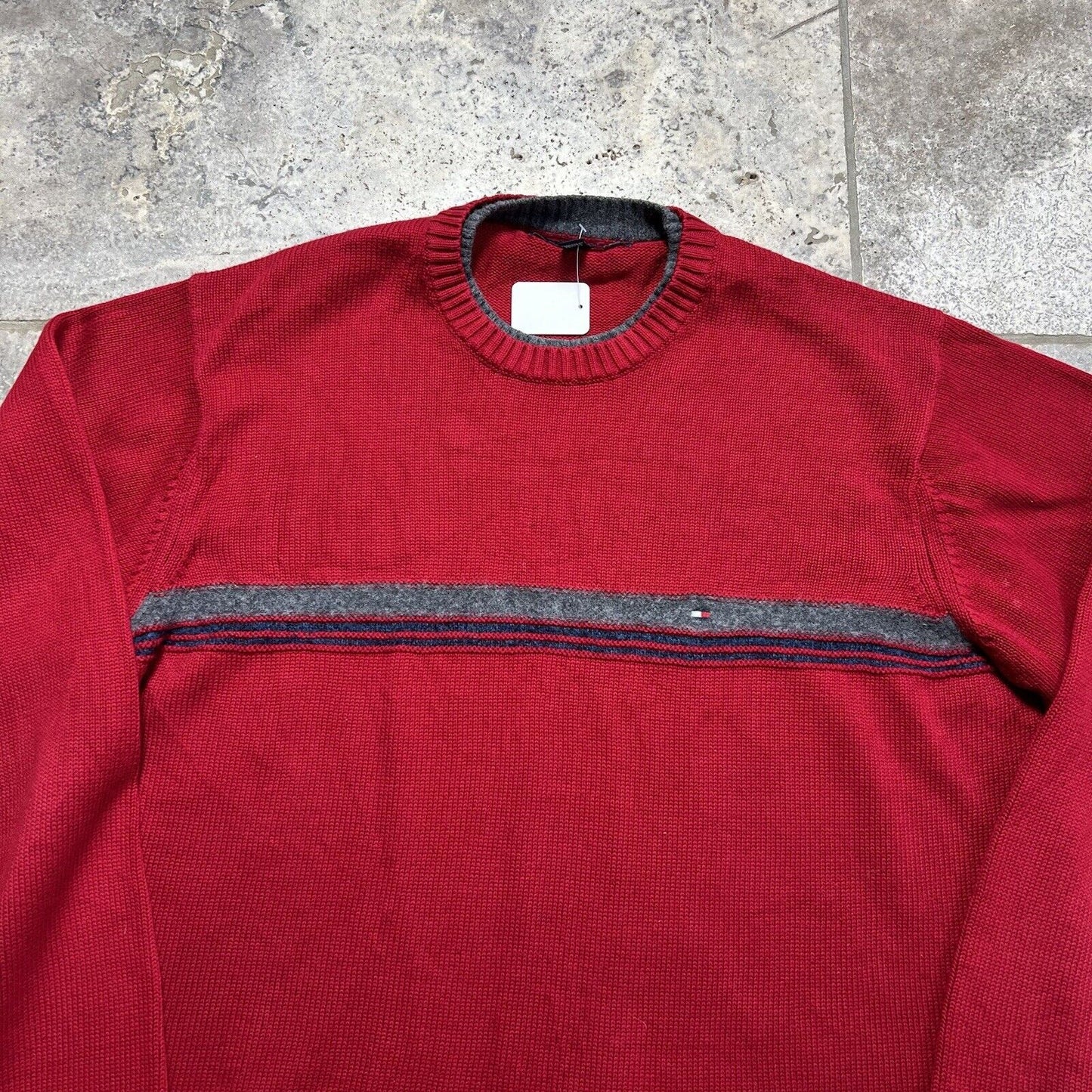 Tommy Hilfiger Knit Jumper, Red, XL