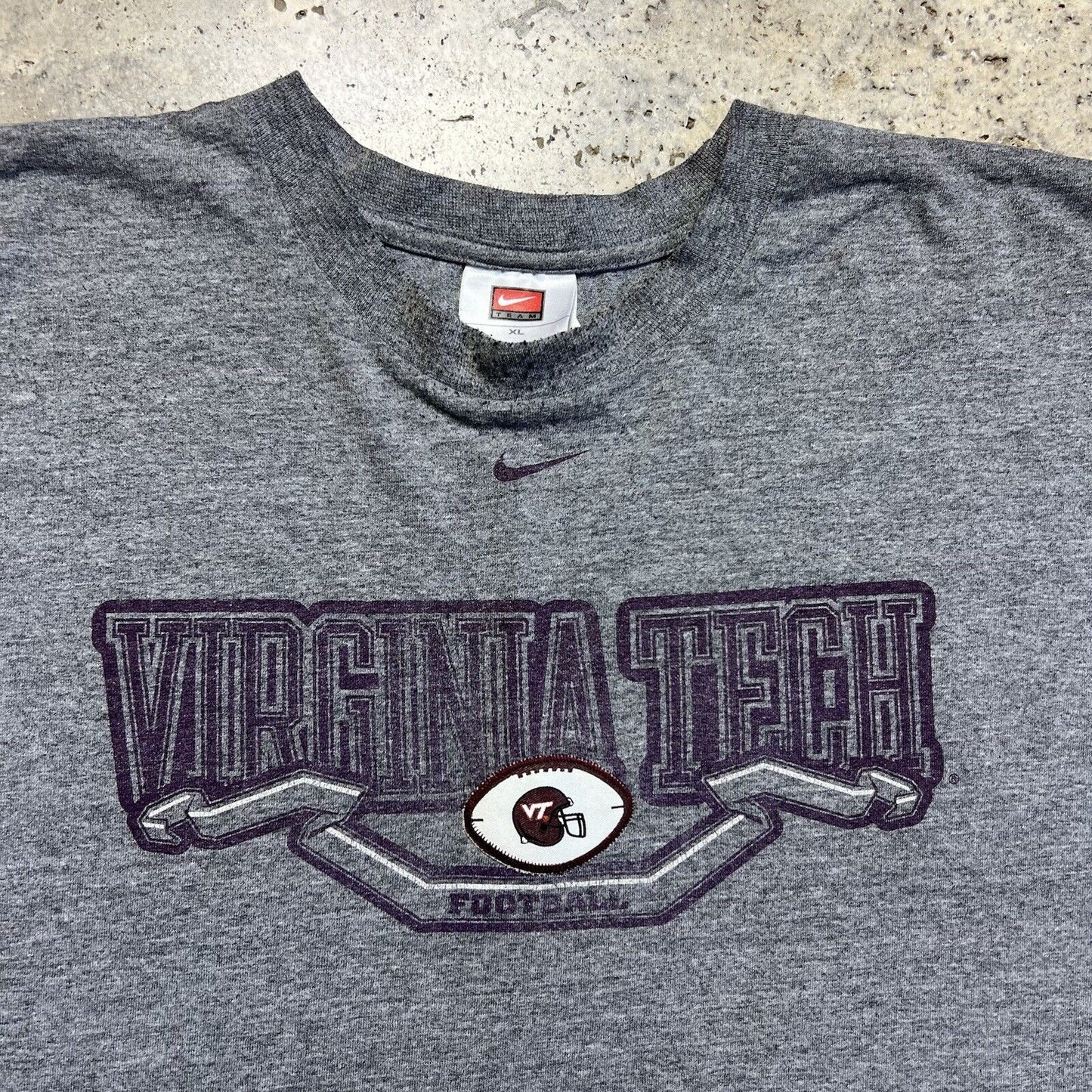 Nike T Shirt 90s Virgina Tech Centre Swoosh Men’s , XL