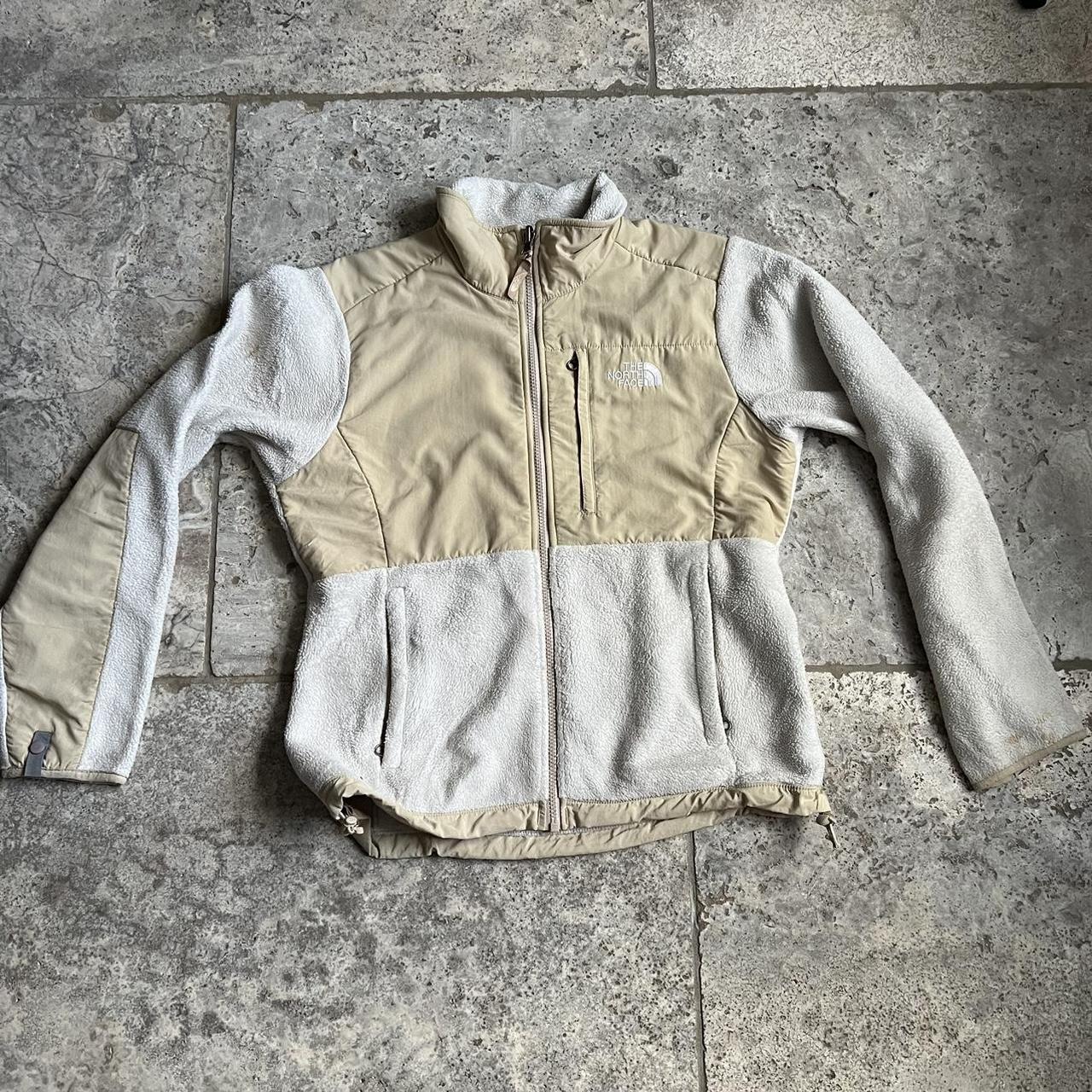 Beige north face on sale fleece